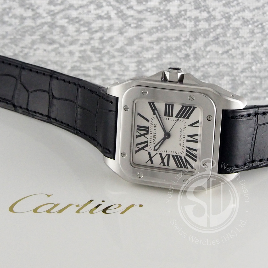 Cartier W20106X8 Santos 100 Medium 